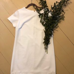 Lulus white shift dress
